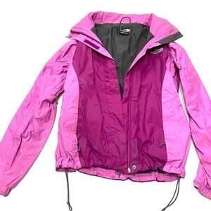The north face purple windbreaker size small